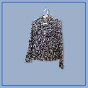 Michael Kors Zebra print top